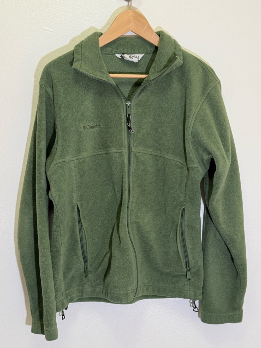 Columbia Olive Green Performance Fleece Jacket